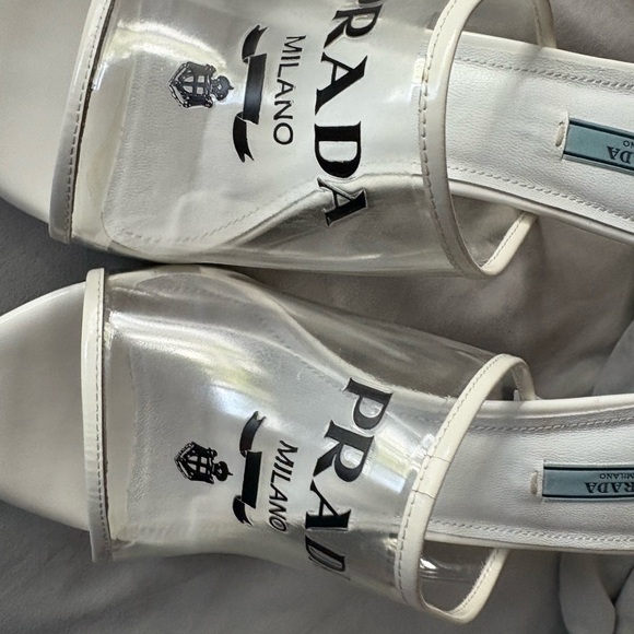 Prada White Mules with Elegant Design - Picture 6 of 6